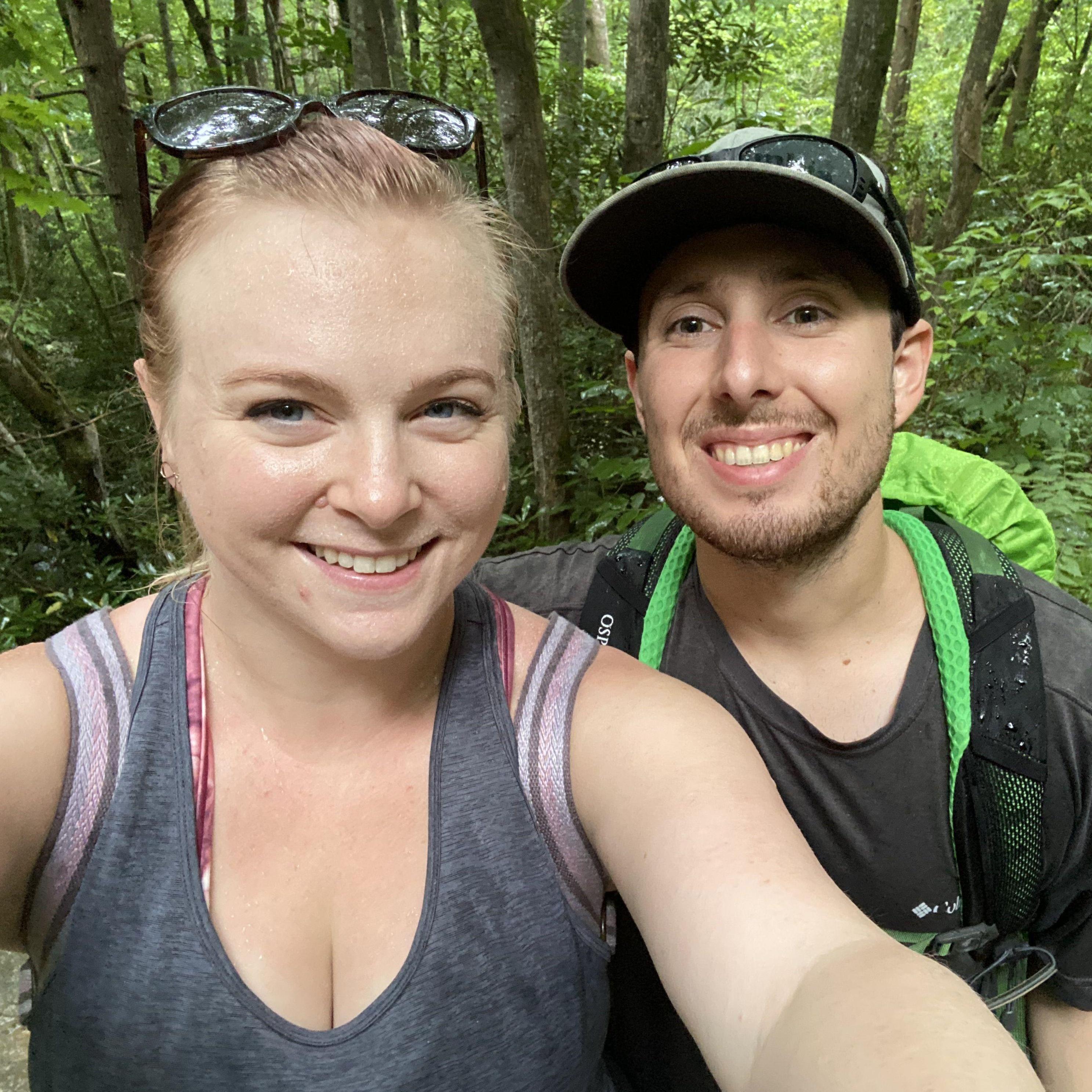 On another trail near Asheville in August of 2021