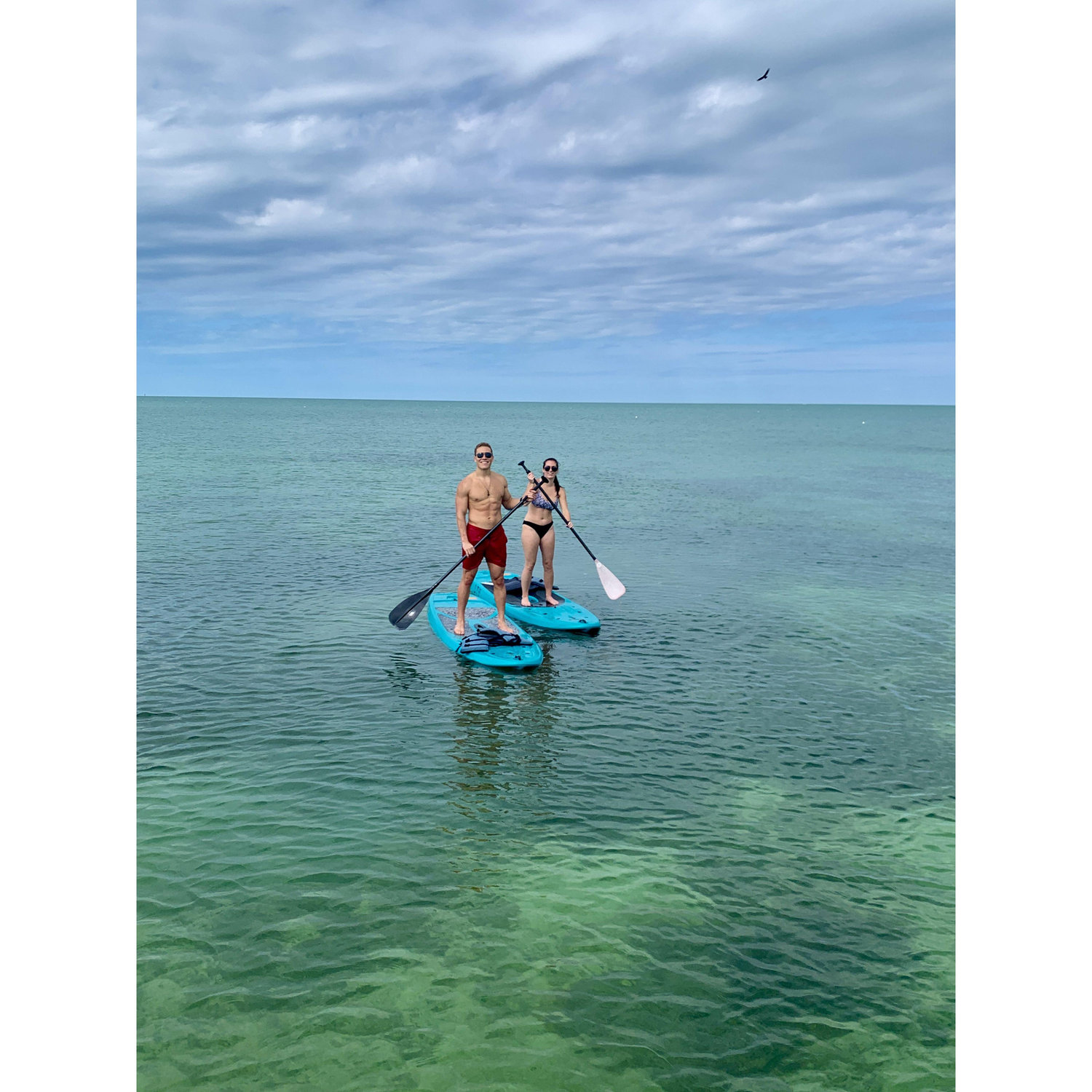 Paddle boarding in the Keys