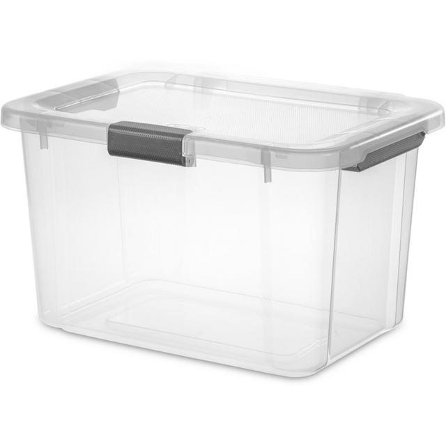 Sterilite 30qt Hinged Lid Latch Box