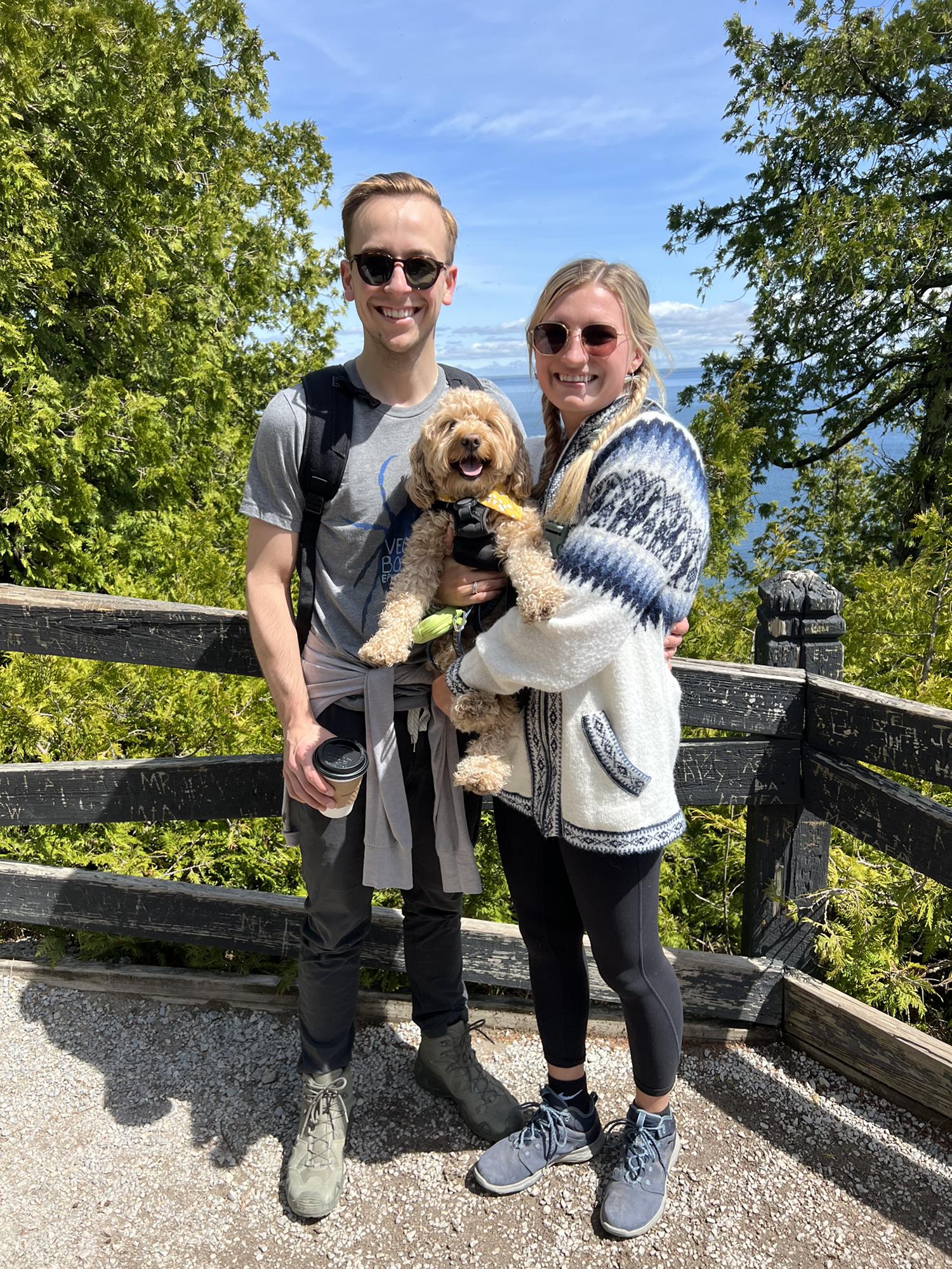 Hiking in Michigan, May 2022.
