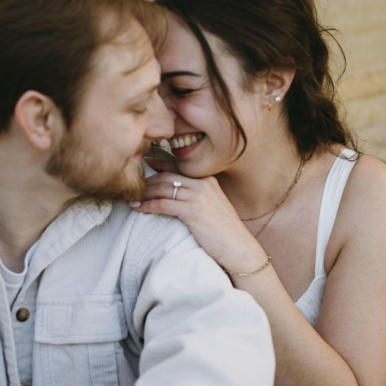 Engagement photos at the Philbrook November 2025