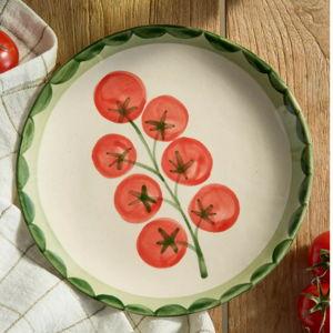 Garden Tomato Stoneware Side Plate