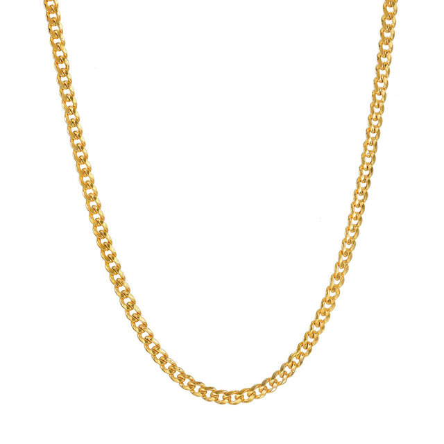 Cuban Link 18" Chain Necklace in 10k Gold