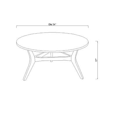 Emmond Two-Tone Mid Century Modern Coffee Table - Project 62™