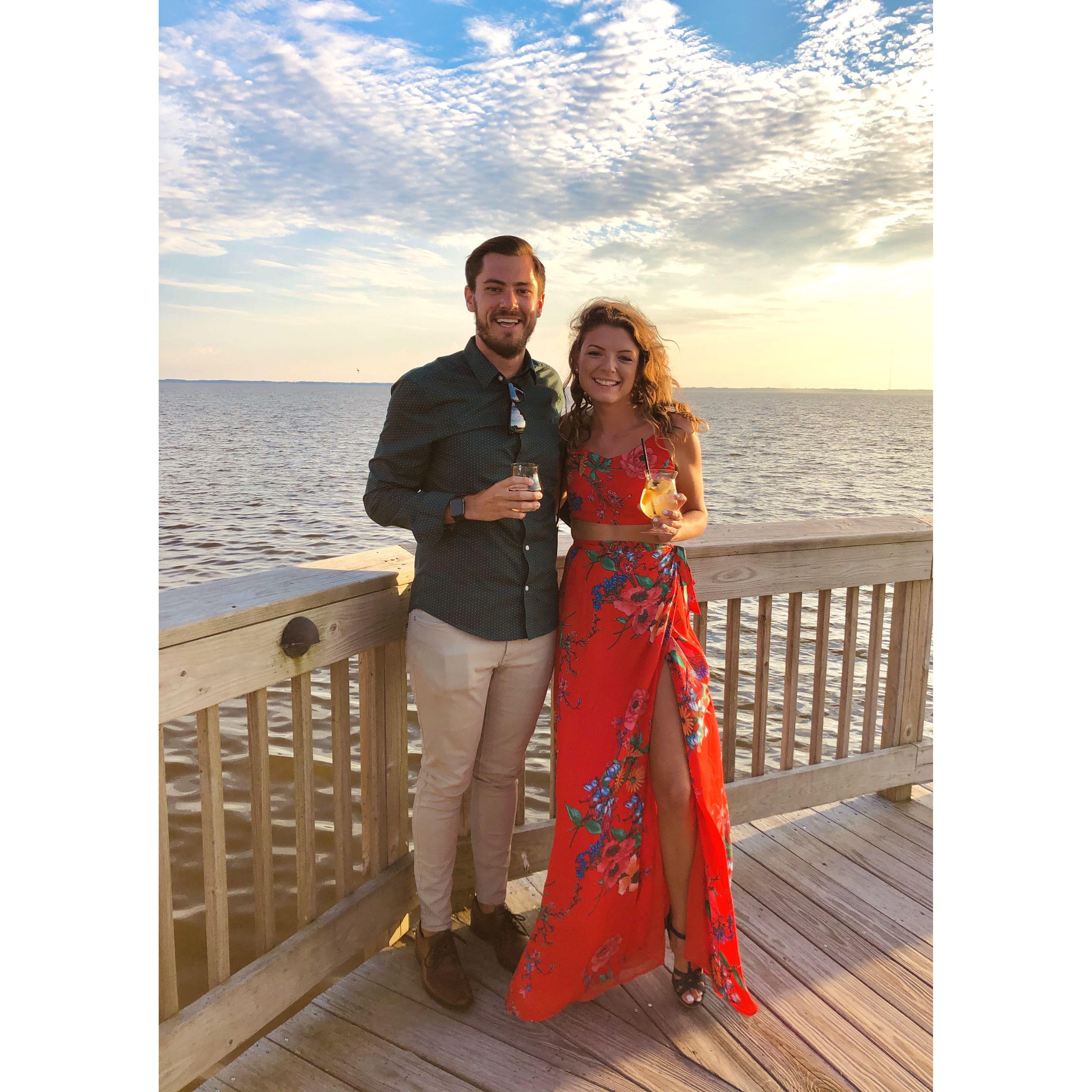 Our first date night as an official couple!