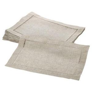 (Set of 12) Natural Toscana  Placemat 14"x20" - Saro Lifestyle®