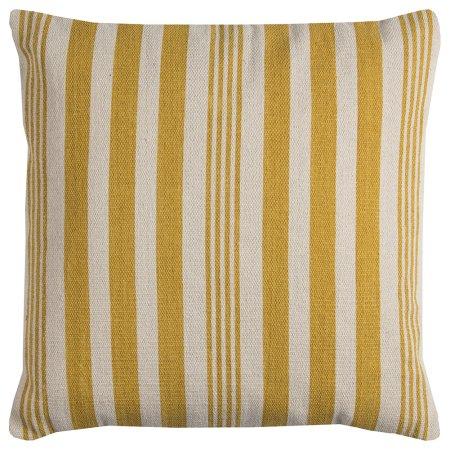 Rizzy Home Vertical Stripe24" x 24"Heavy Cotton Canvas decorative filled pillow