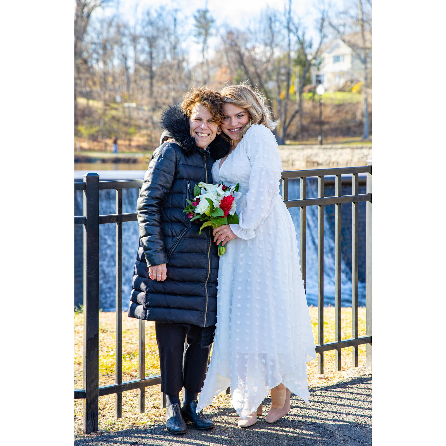 Bride & her mama, Harriet
