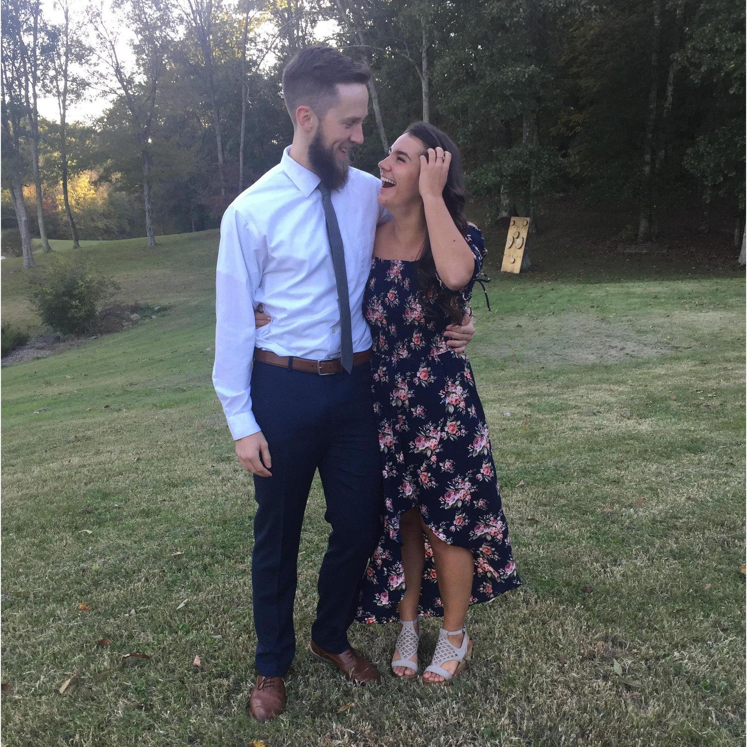 At Steph and Jeremy's wedding!