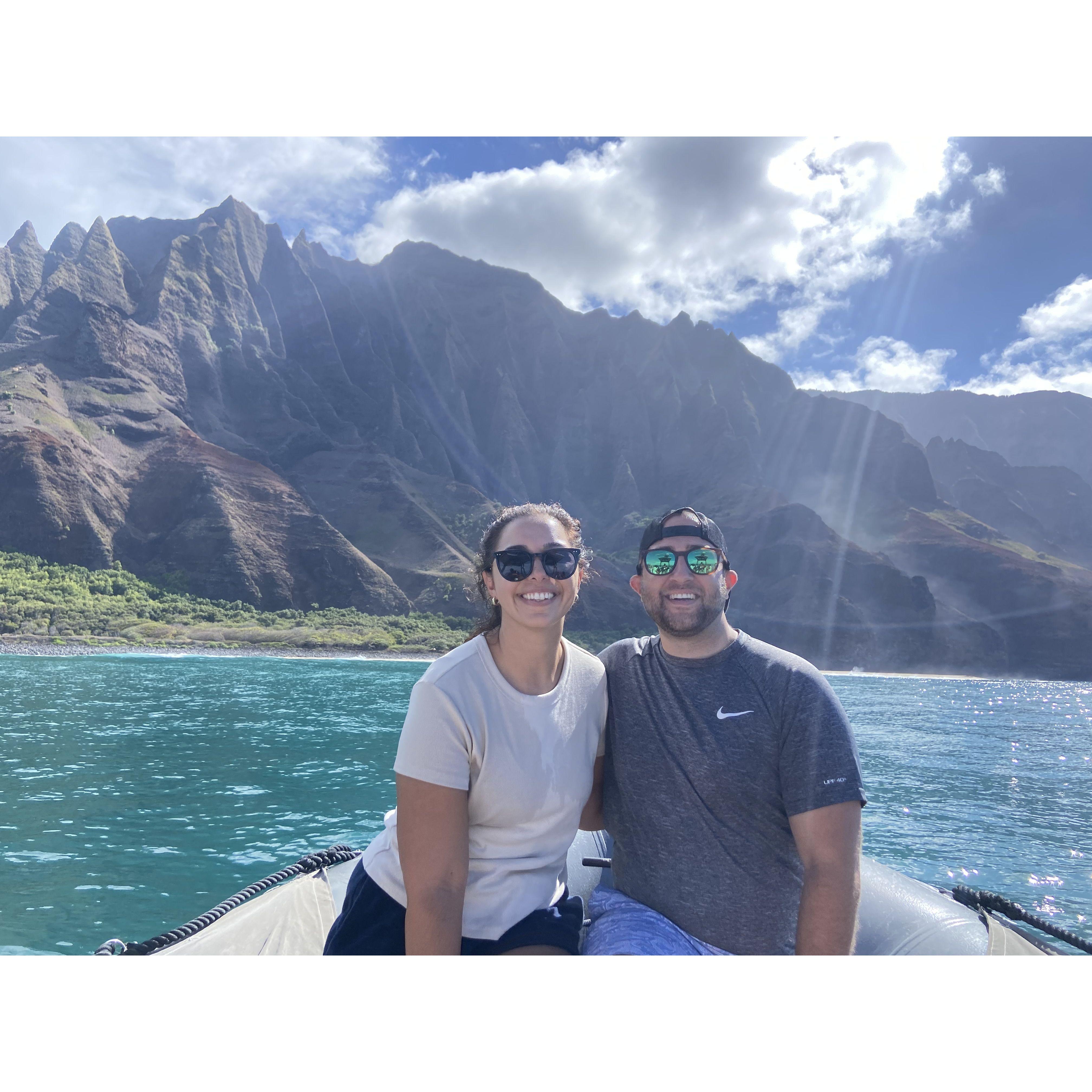 Exploring the Na Pali Coast in Hawaii