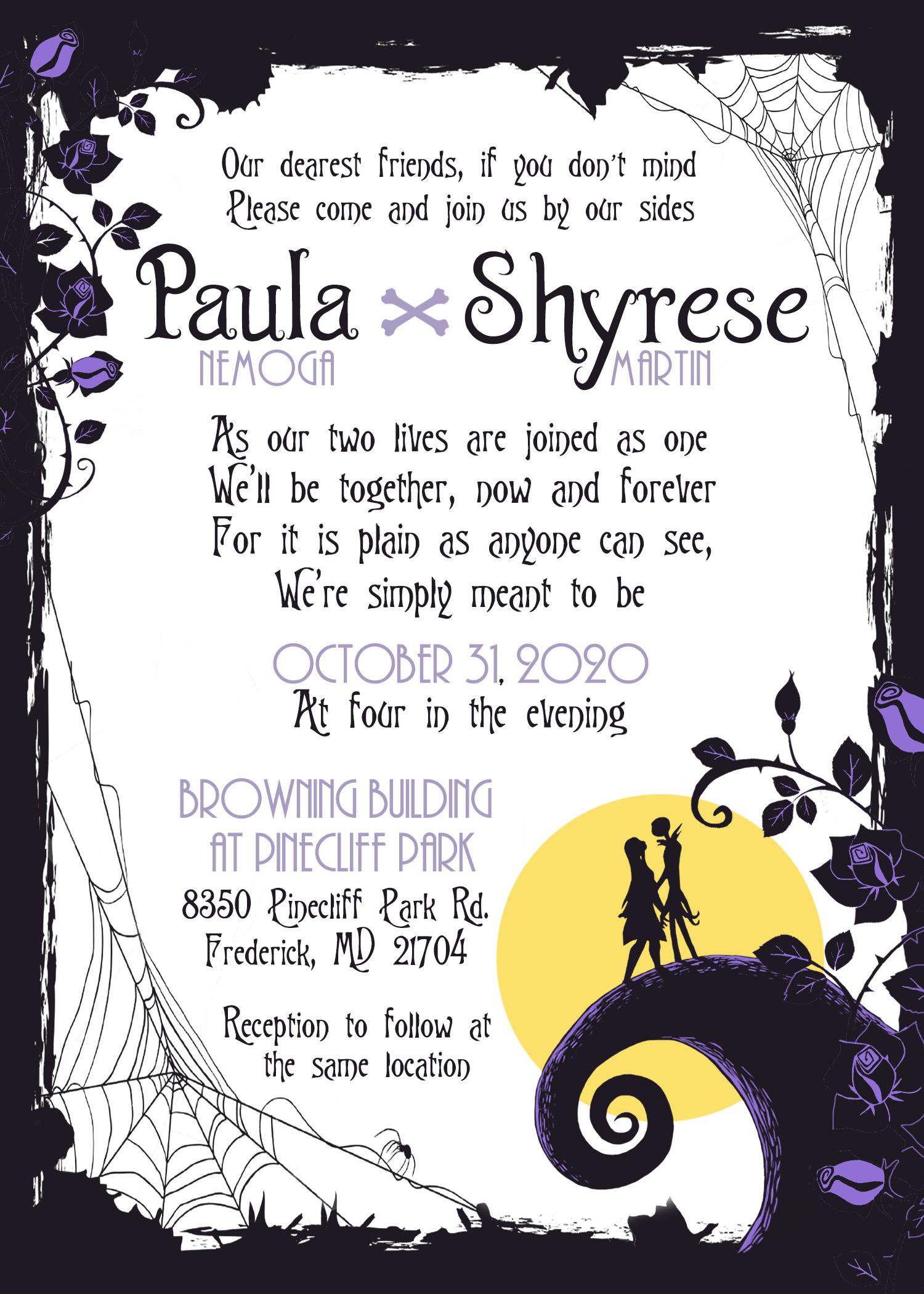 The Wedding Website of Paula Nemoga and Shy Martin