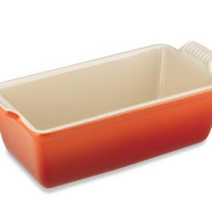 Le Creuset Heritage Stoneware Loaf Pan, Small, Flame