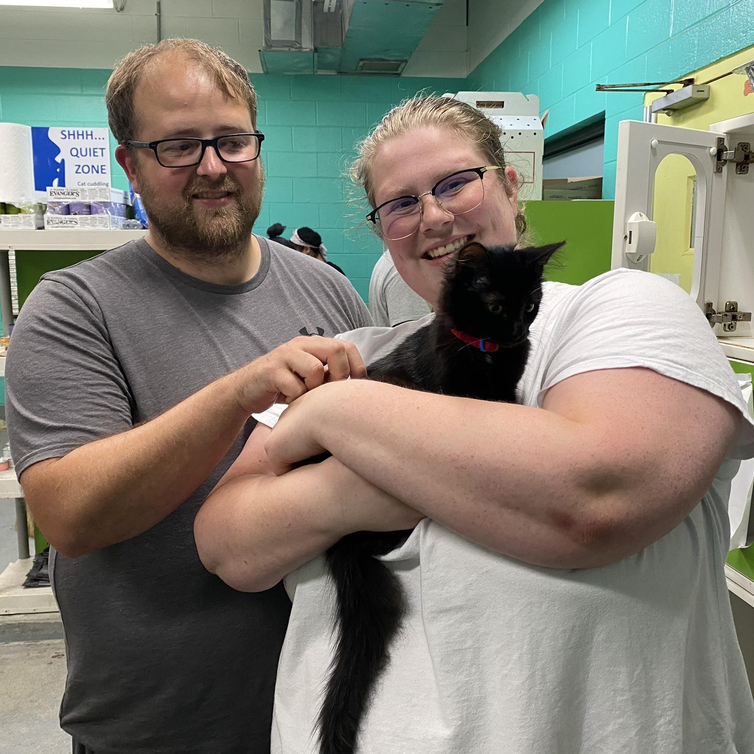 The day we picked out our newest fur child- Star ⭐️