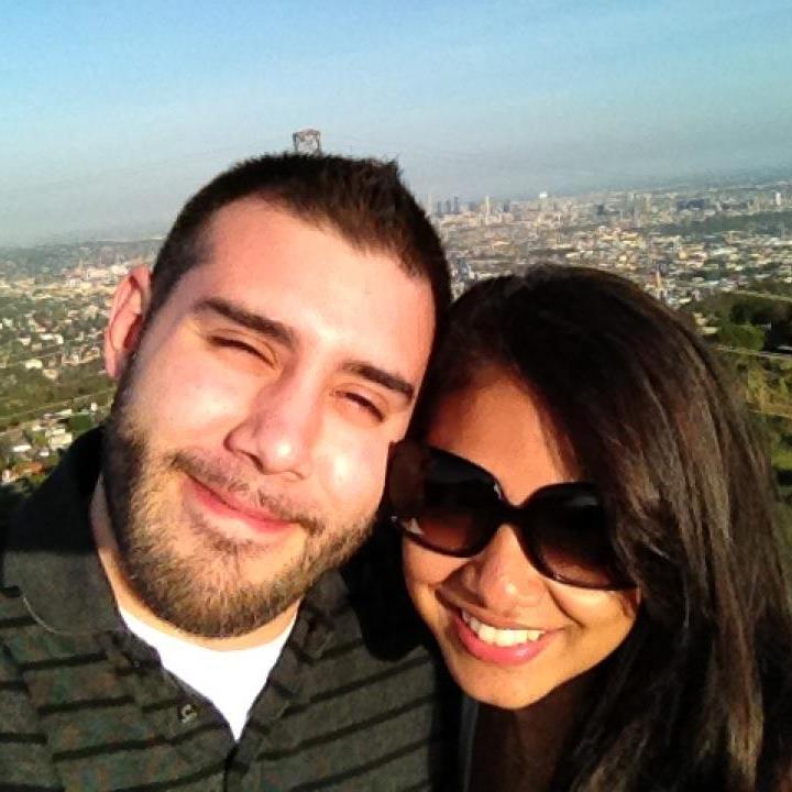 On top of LA, at Runyon Canyon Park. (April 2012)