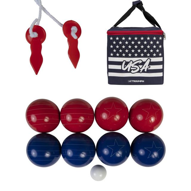 Triumph Sports Patriotic 100mm Bocce Ball Set
