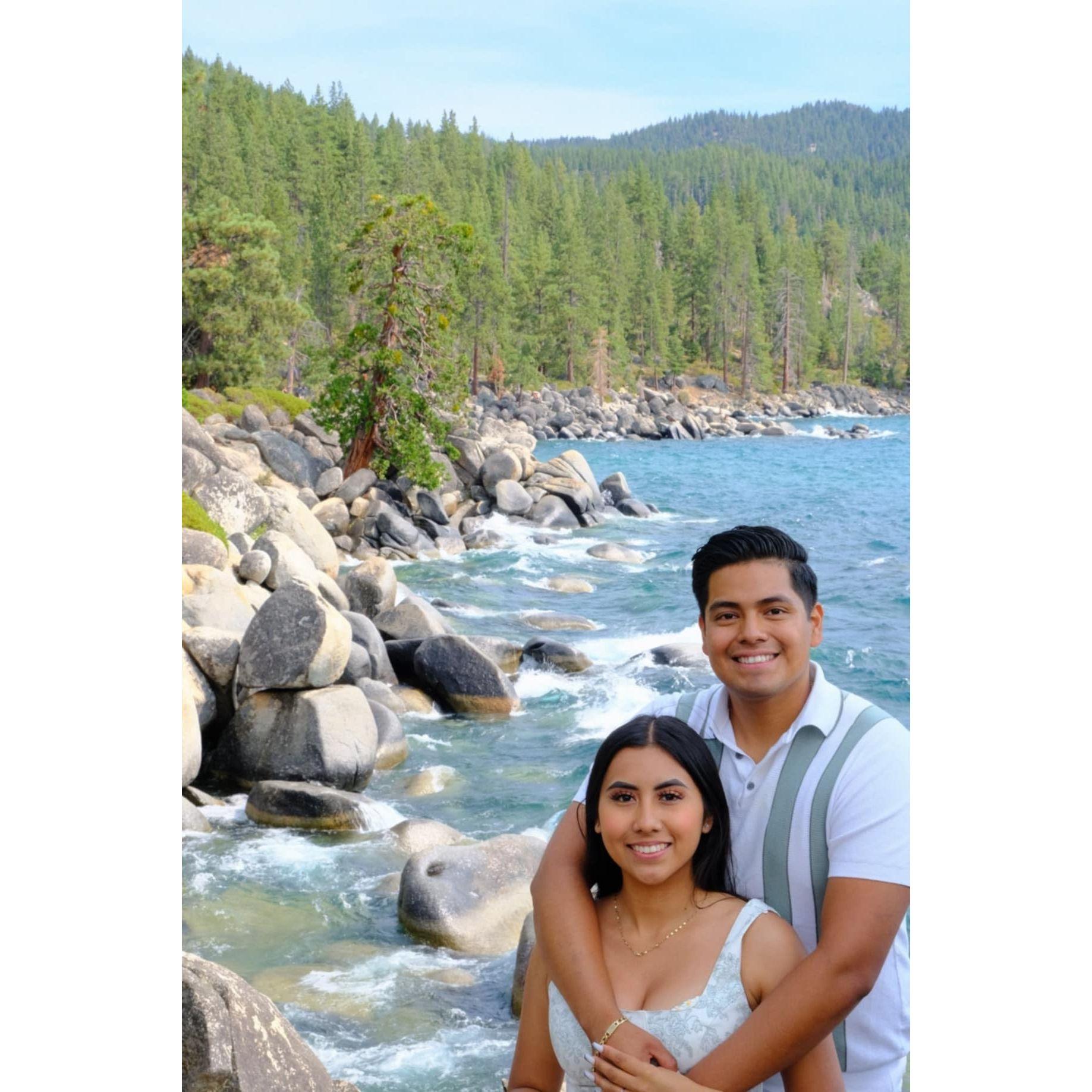 ✩ Sesión de fotos de nuestro compromiso en Lake Tahoe! / Engagement photoshoot at Lake Tahoe! 😁