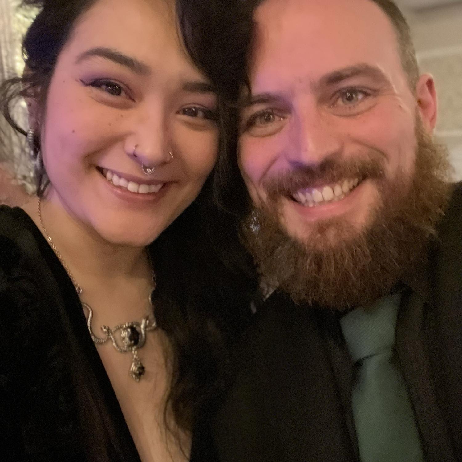 Our first wedding together! October 2022