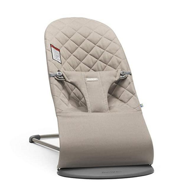 BABYBJORN Bouncer Bliss, Sand Gray, Cotton