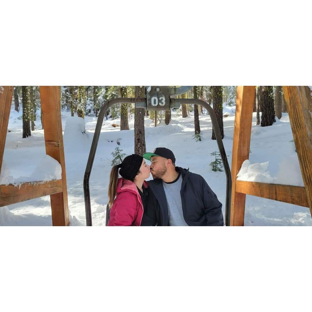 Keeping warm in the mountains of Lake Tahoe