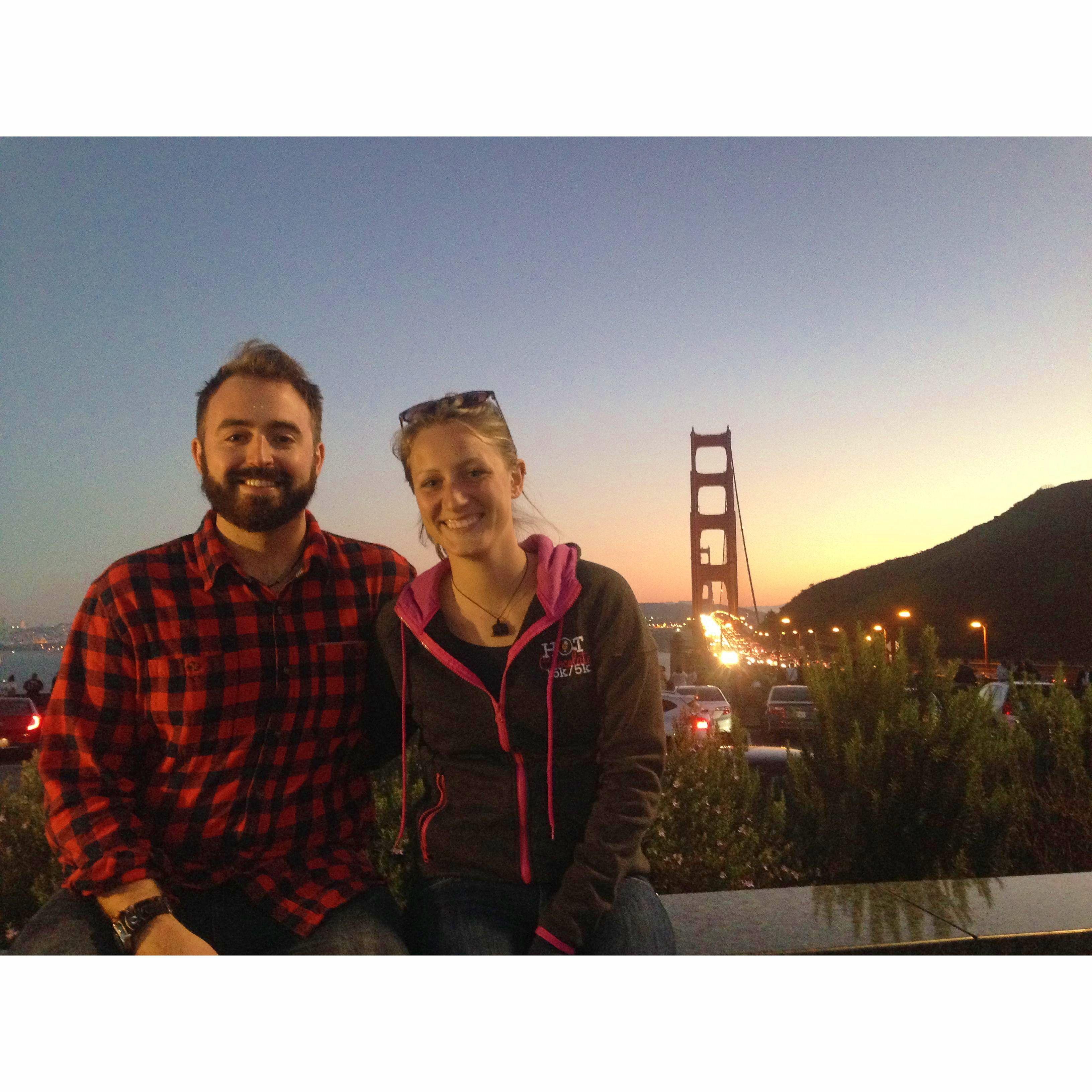 Playing tourist in Caitlin's home, shortly after returning from 2.5 years in Africa and right before moving to South Korea (January, 2015)