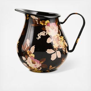 Wild Rose Brown Pitcher
