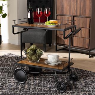 Potter 2-Tier Wine Serving Cart