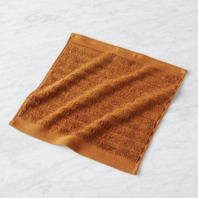 channel copper cotton washcloth