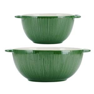 sicily green bowls (set of 2)
