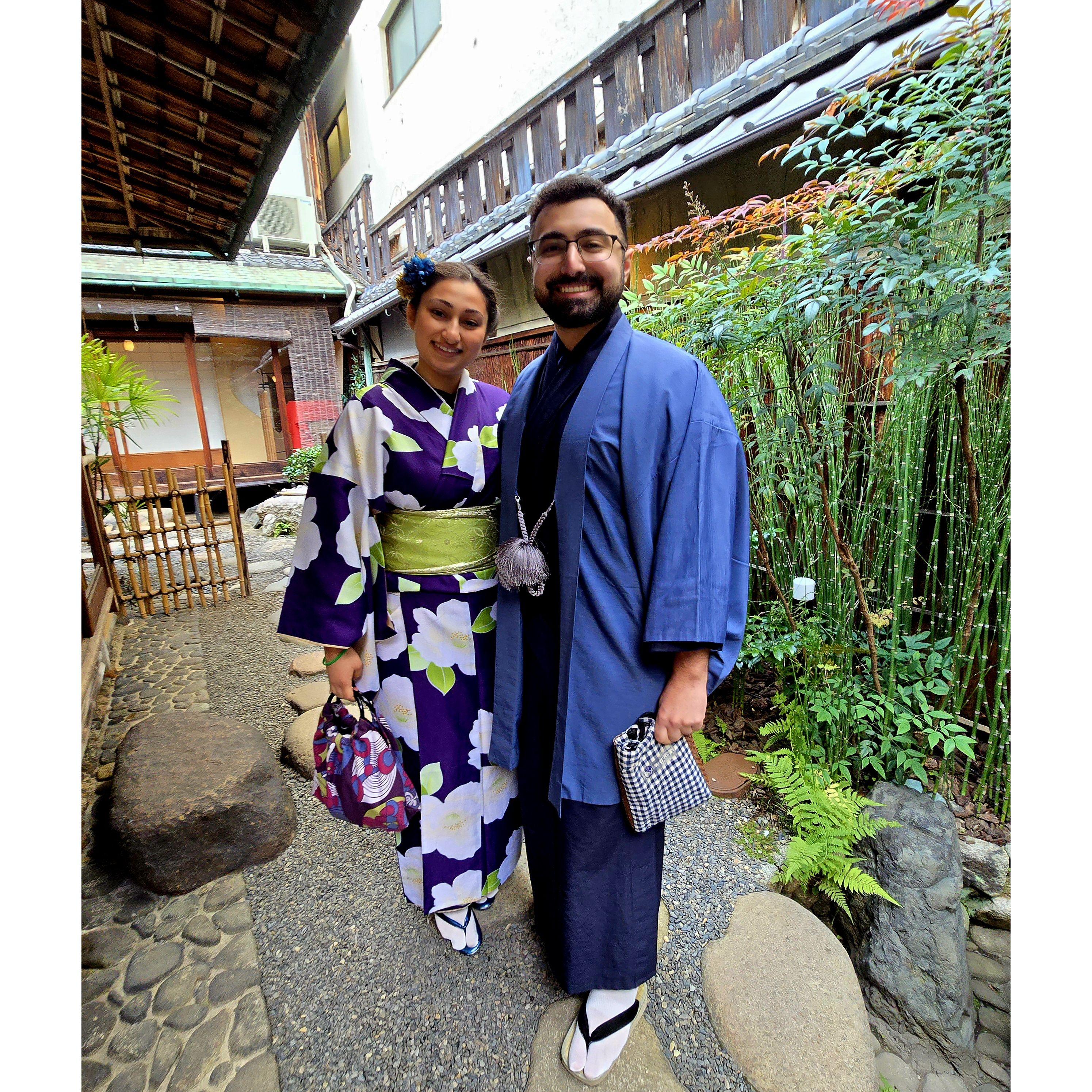 A kimono and tea ceremony experience in Kyoto, Japan - January 2025