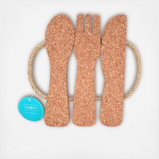 Cork Collection Cutlery Trivet