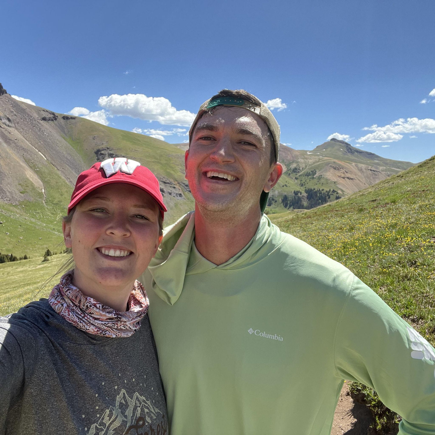 Believe it or not, in this pic Carl just finished running to catch up after leaving his phone behind 1/2 mile down the trail on a 3 day backpacking trip..