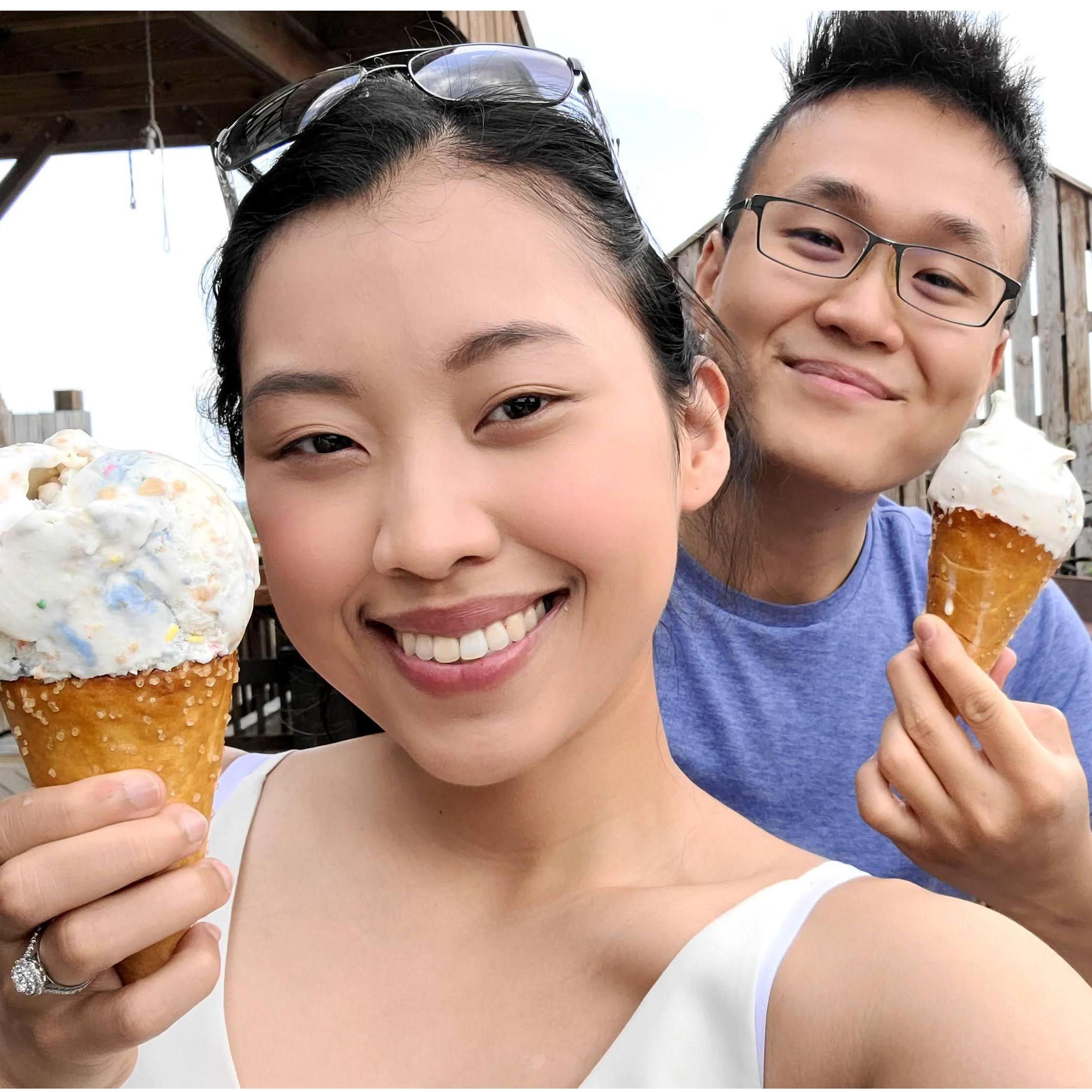 We're always eating Ice Cream!!!