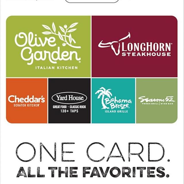Darden Restaurants Gift Card