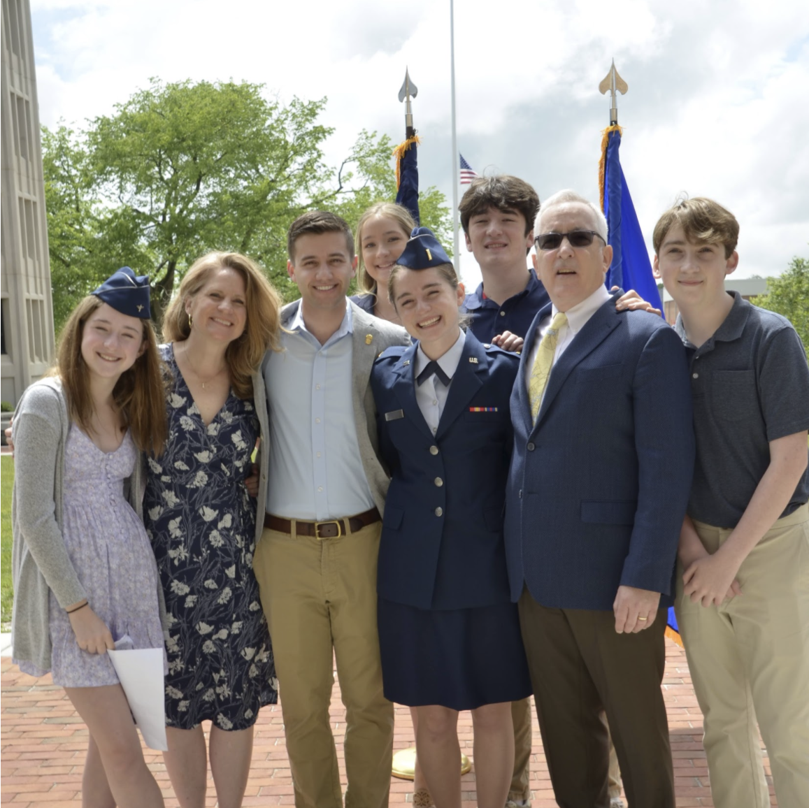 Margaret's commissioning into the Air Force in May 2022