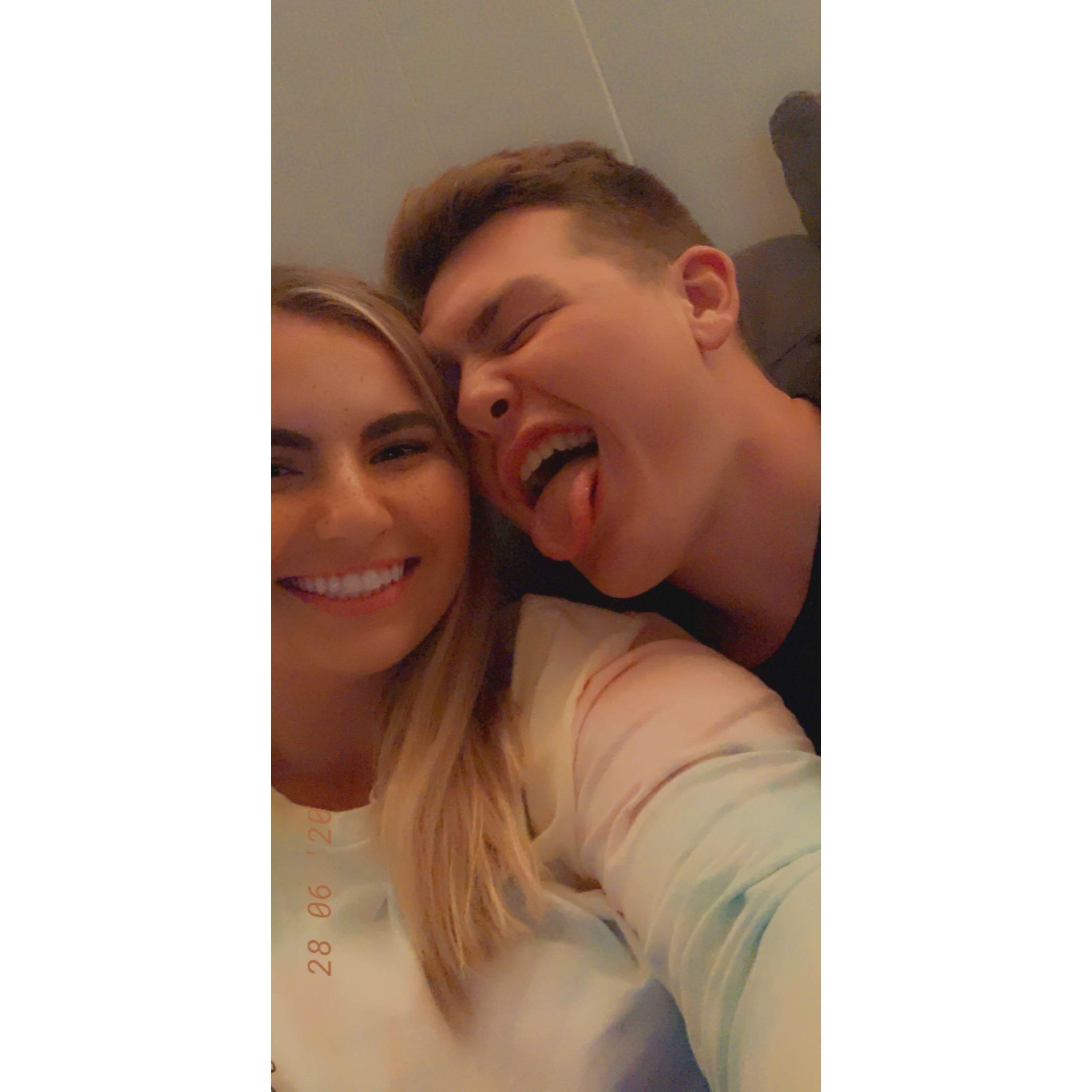 Our first picture we took together