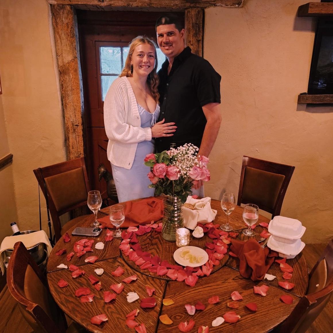 We just said I do....got engaged at the Joseph Ambler Inn.