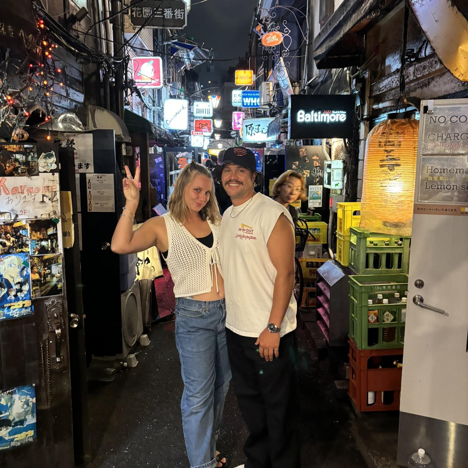 Golden Gai in Shinjuku, Japan, 2024
