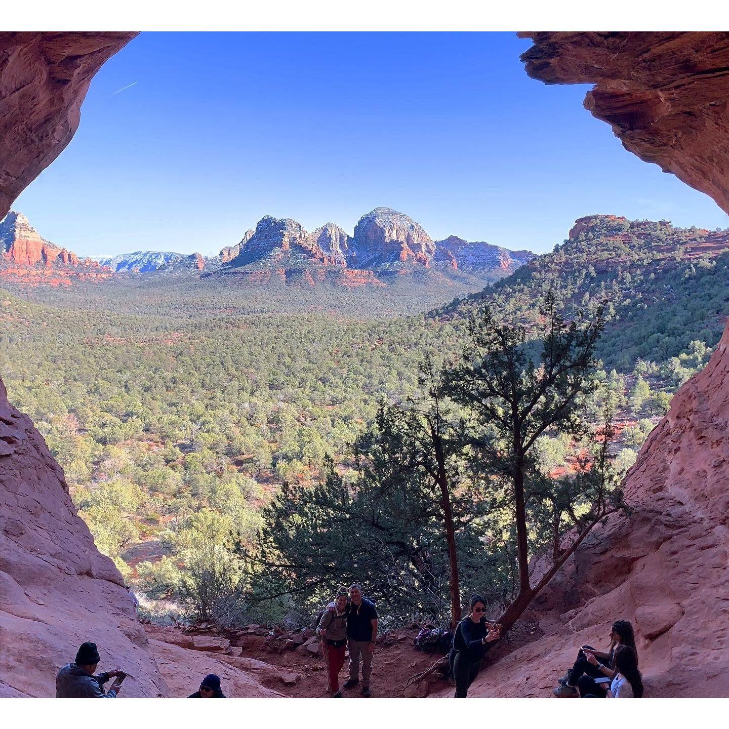 "The Birthing Cave" in Sedona, AZ 