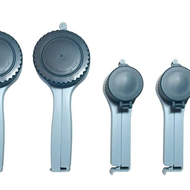 Bag Clips with Pour Spout Seal and Pour Bag Clips For Food Pouring Bag Clips Bag Caps For Food Storage Clips With Pour Kitchen Clips For Open Bags Pour Spout For Bags 2 Large+2 Small