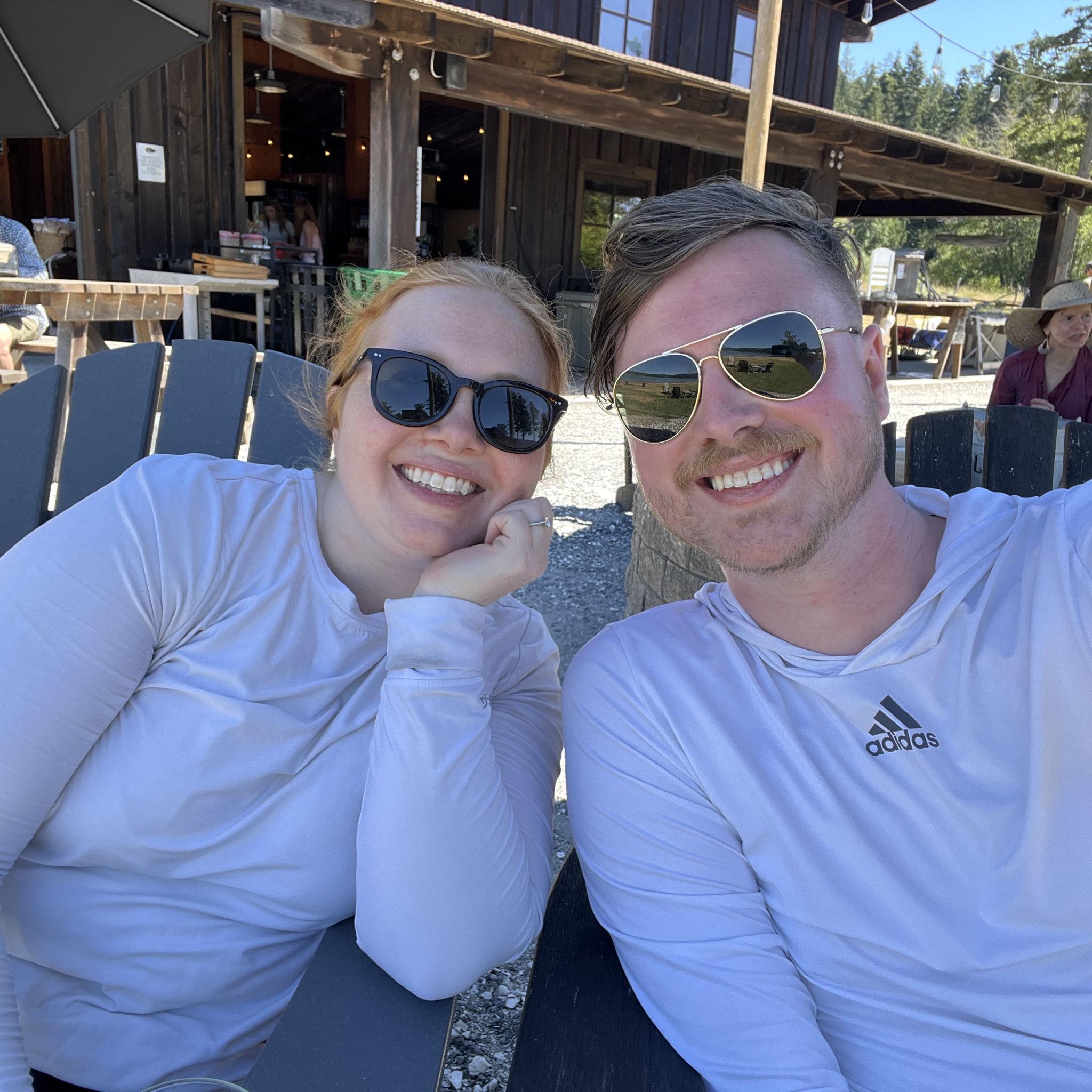 Westcott Bay Oyster Co for Amanda's annual San Juan Birthday Bikestravaganza! 2024