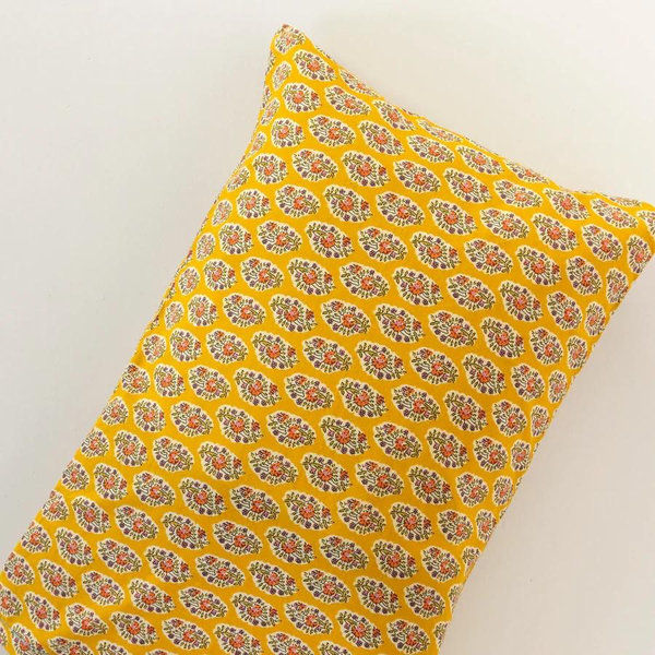 Mix & Match Cotton Pillowcase, Single - Golden Marigold