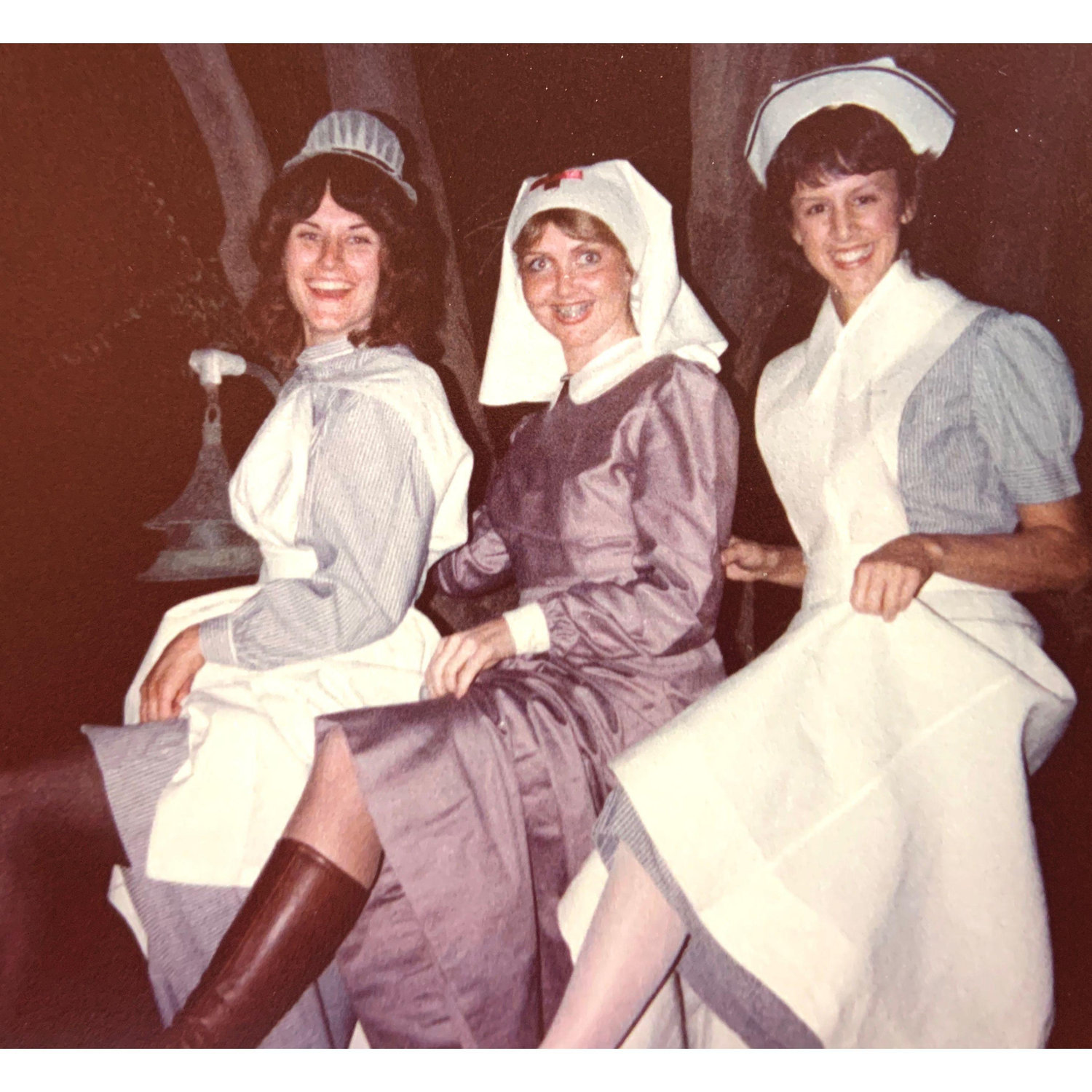 Judy (on the right) with her dear friends.