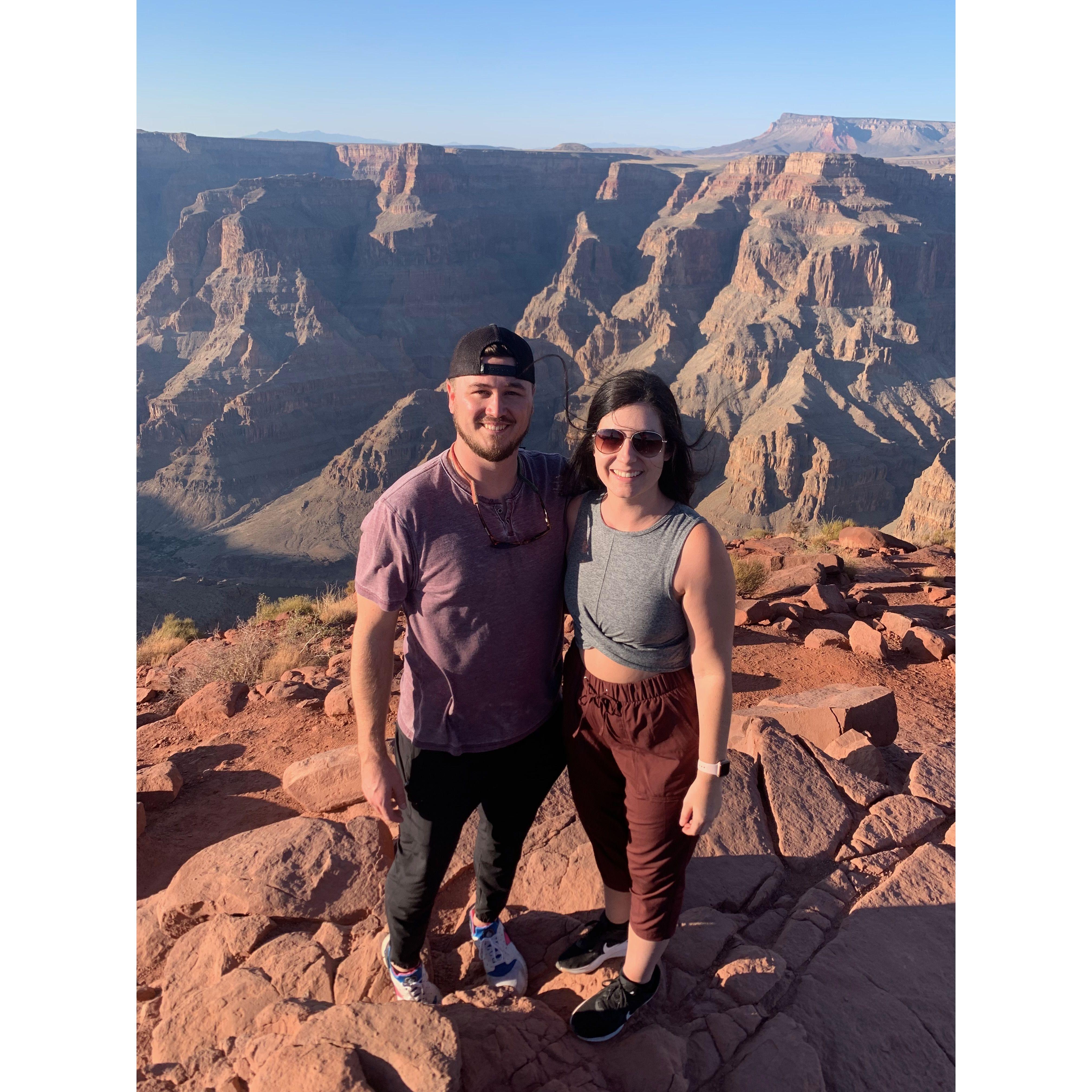 The start of our Campervan trip at the Grand Canyon