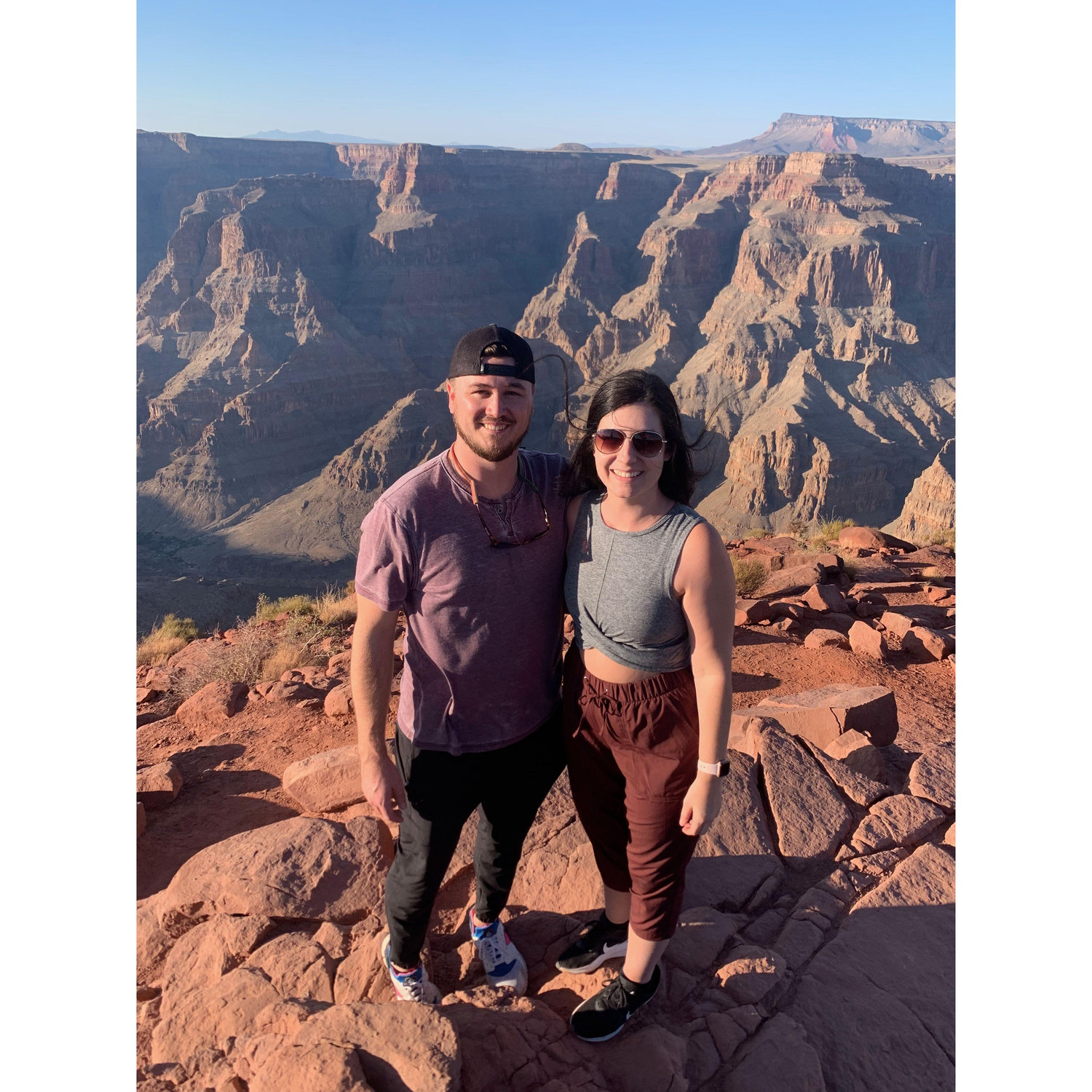 The start of our Campervan trip at the Grand Canyon