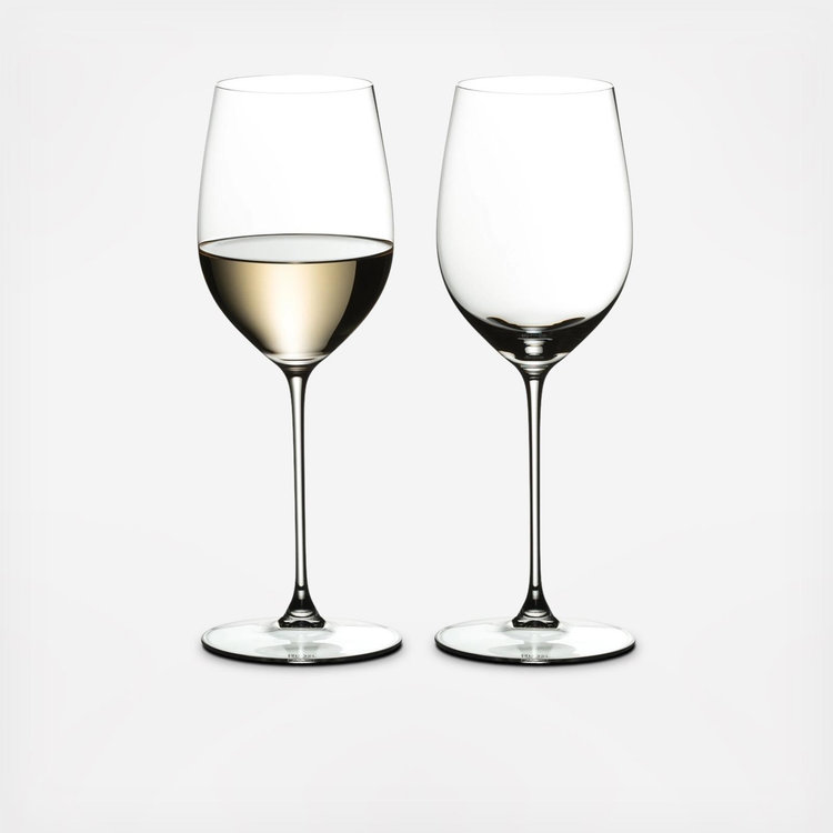 Riedel Veritas Viognier/Chardonnay Wine Glasses, 13 oz - Set of 2