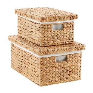Water Hyacinth Box with Liner