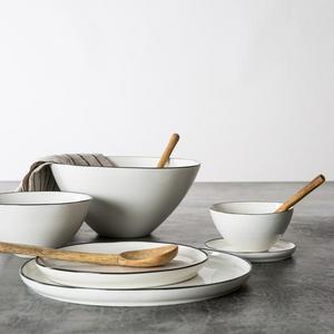 Black Rimmed Plates