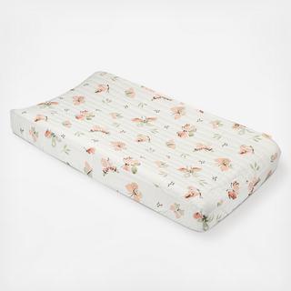Parker Butterfly Quilted Change Pad Cover