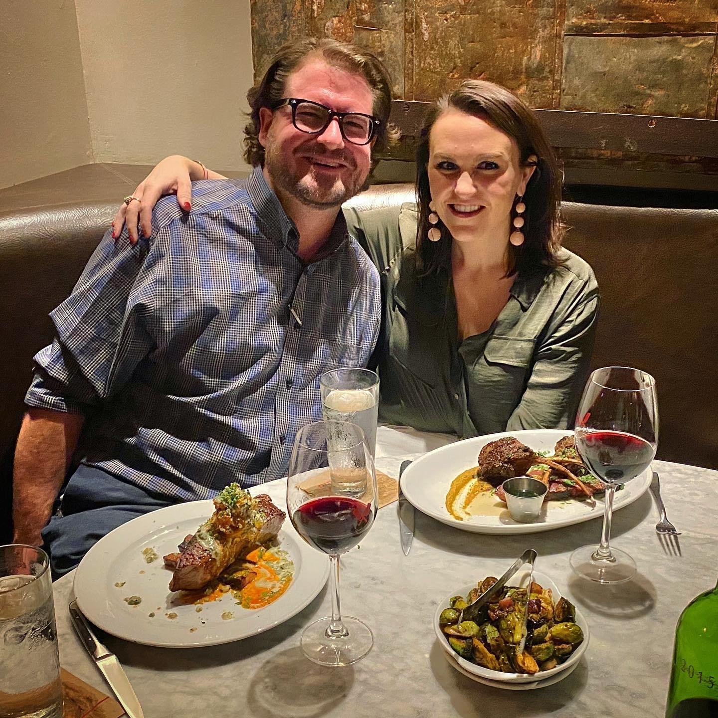Jeff’s 35th birthday dinner... 3.11.20, the night before the world as we knew it shut down due to Covid 19