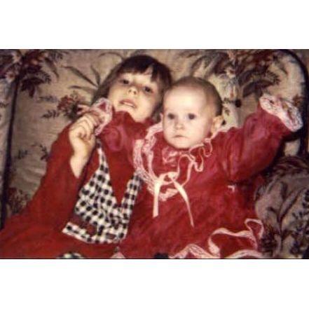 Baby Heather with Cousin Missy